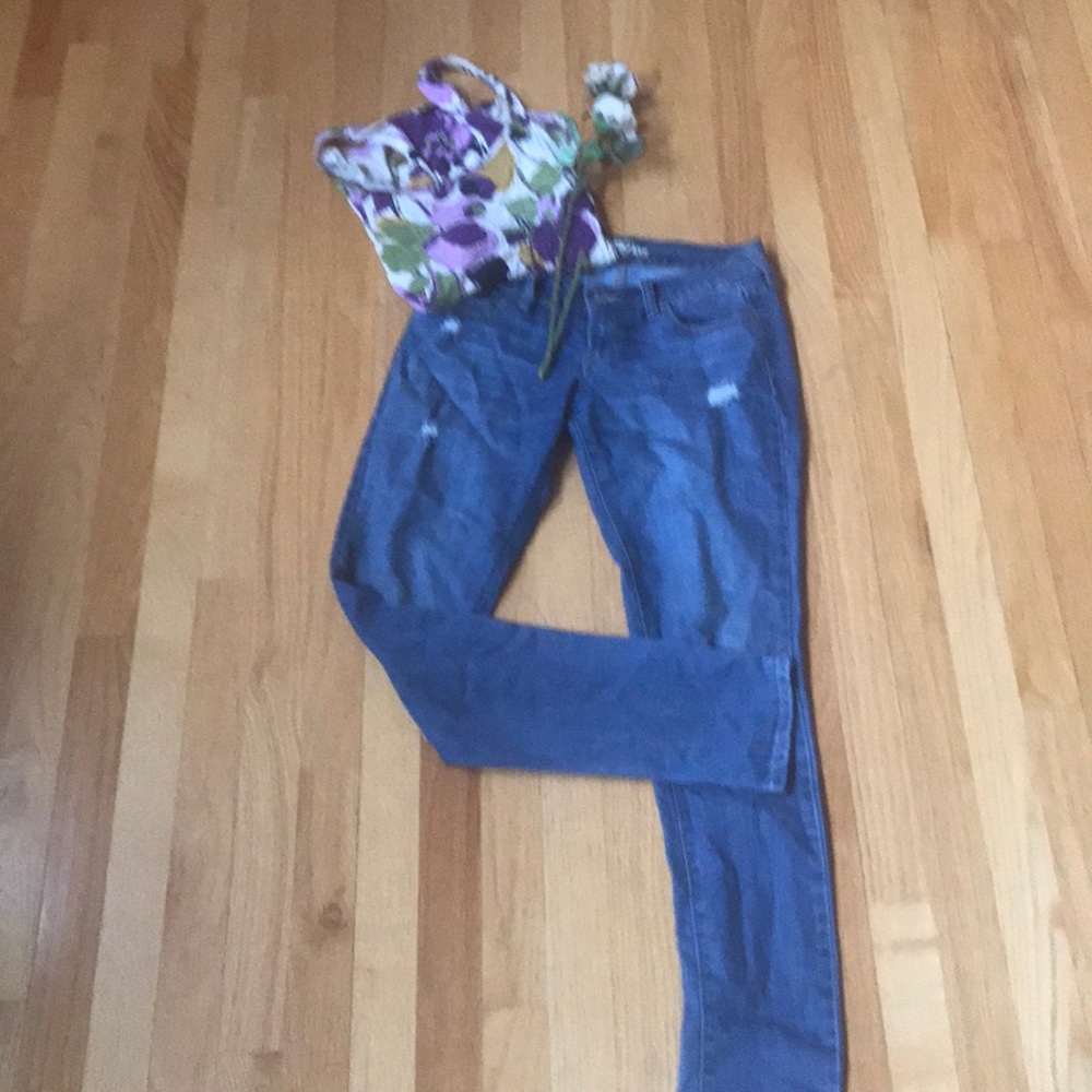 Old Navy The Diva, distressed jeans, size 0